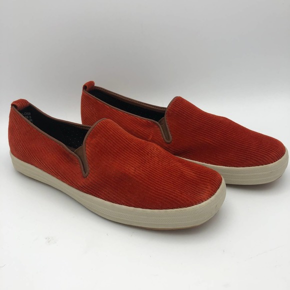 Kate Spade NY Orange Corduroy Slip-On Size 8.5 - Picture 5 of 7